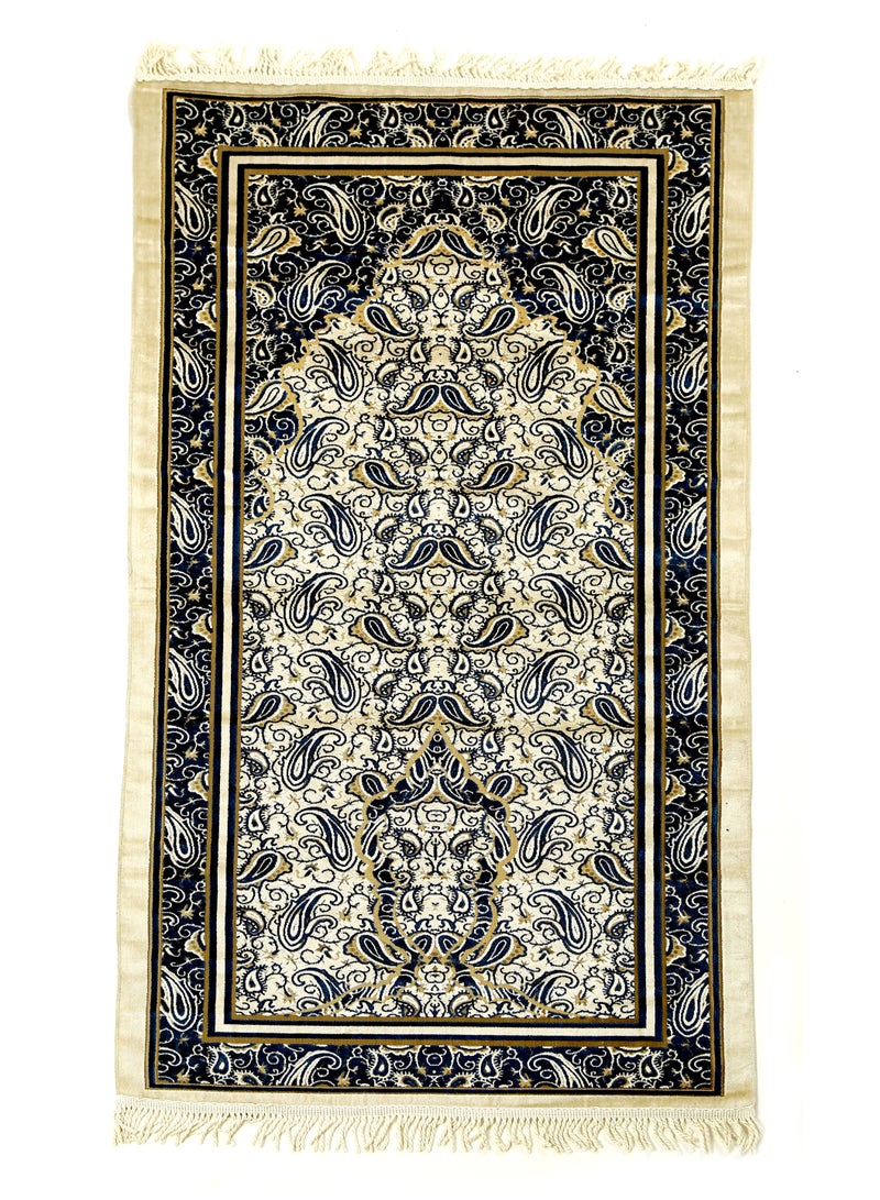 Vitacelli Prayer Mat 614GSM Anti-Slip Velvet Top Islamic Prayer Mat New Design Thick Padded Sajadah Prayer Rug for Men Women Eid Gift Ramadan ( 140cm X 70cm) - Image 2