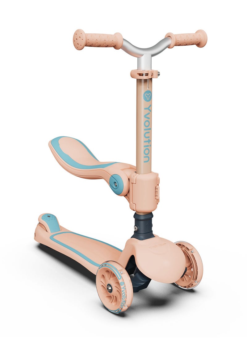 Yvolution YVolution Yglider 2in1 Peach/Blue  - Image 1