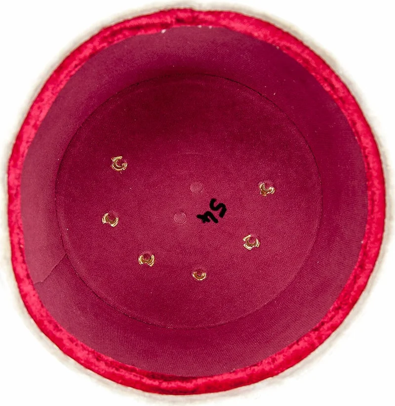 ايهفان Ikhwan Imam Turban - Sultan Turban - Hand Wrapped Turban - Cross Wrapped Turban - Velvet - White