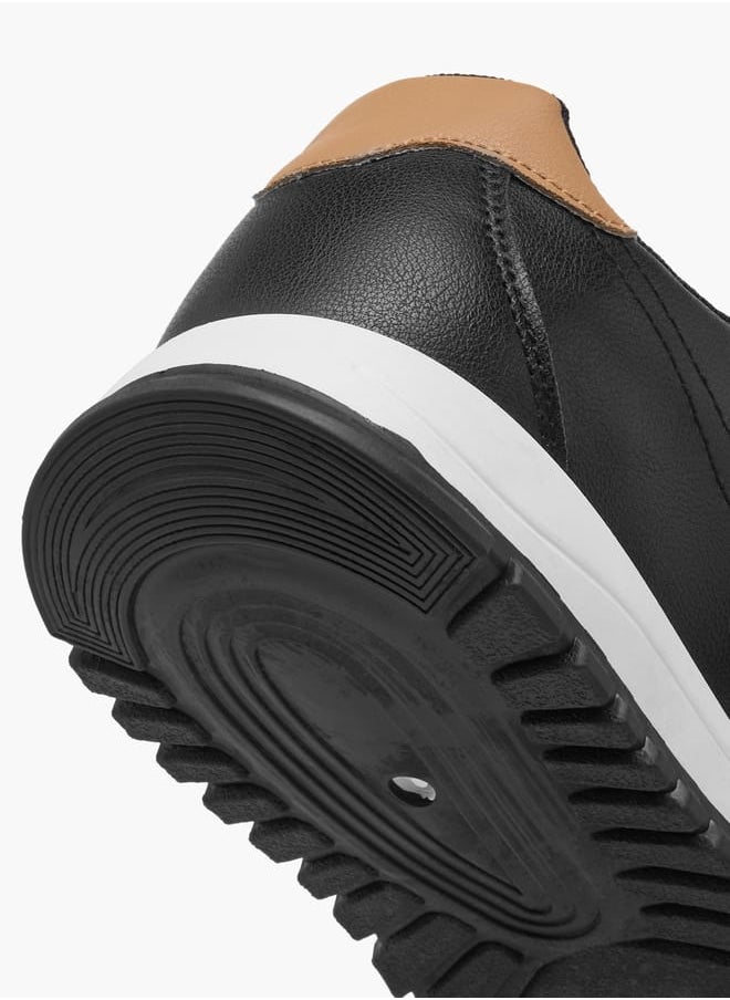 LBL by Shoexpress Men Panelled Sneakers with Lace-Up Closure  - Image 5