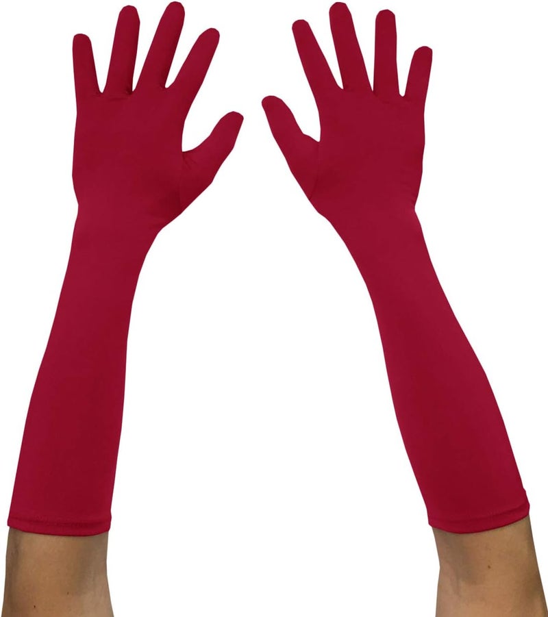 Adult Spandex Elbow Length Costume Gloves