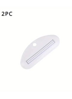Goolsky 2pcs Toothpaste Tube Squeezer, Toothpaste Tube Clips, Manual Toothpaste Dispenser, Multifunction Facial Cleanser Dispenser Squeezer, Bathroom Accessories  - Image 1