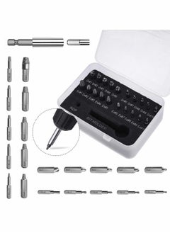 Y&D Damaged Screw Extractor, 22 Pieces Kit of Broken & Bolt Stripped Remover, Multipurpose HSS Extractor with 1 Extension Bit Holder, Socket Adapter  - Image 1