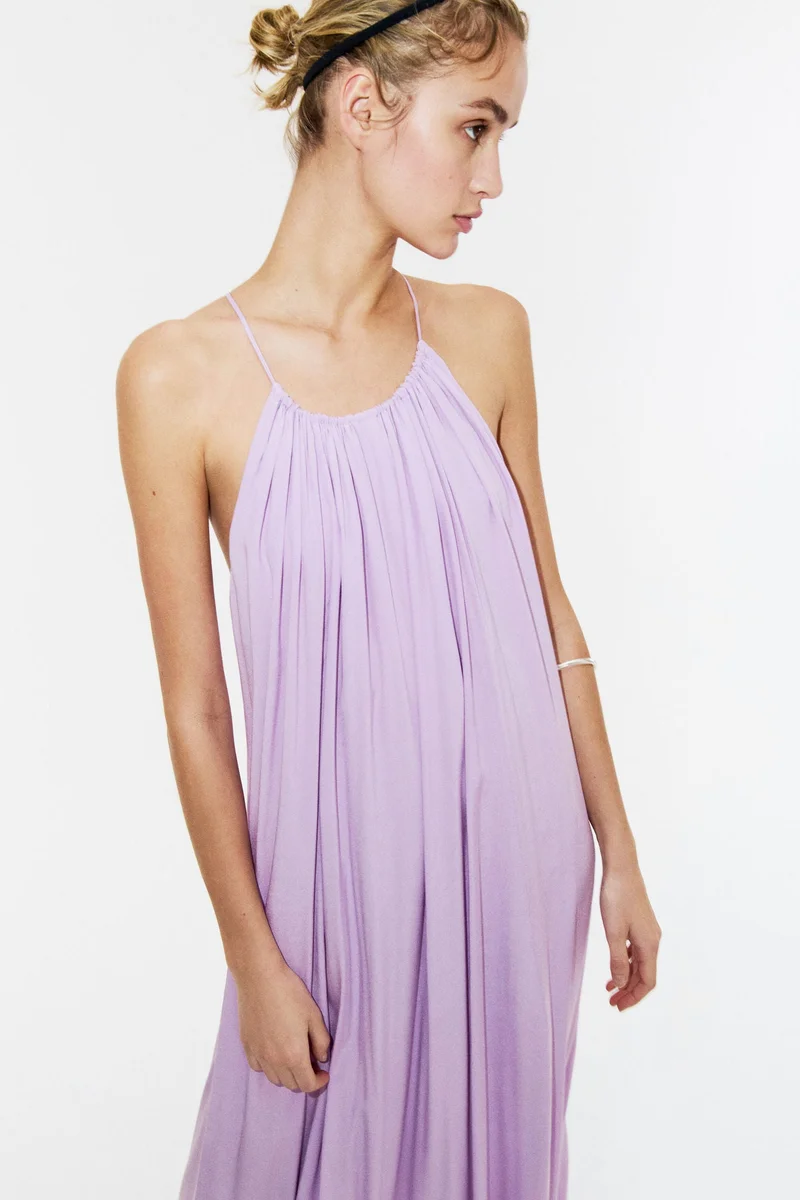 H&M  Twist-detail A-line dress for Women | Best Price UAE