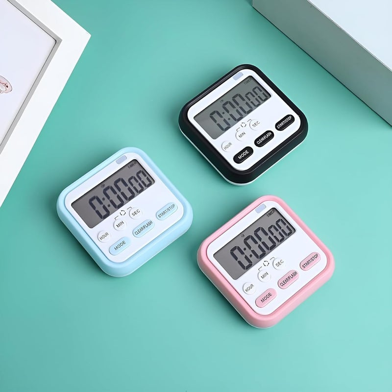 Theodore ® Alarm Clock with Automatic Sensor,Date & Temperature, Alarm Clocks, Alarm Clock for Heavy Sleepers, for Students (Pink) - Image 4
