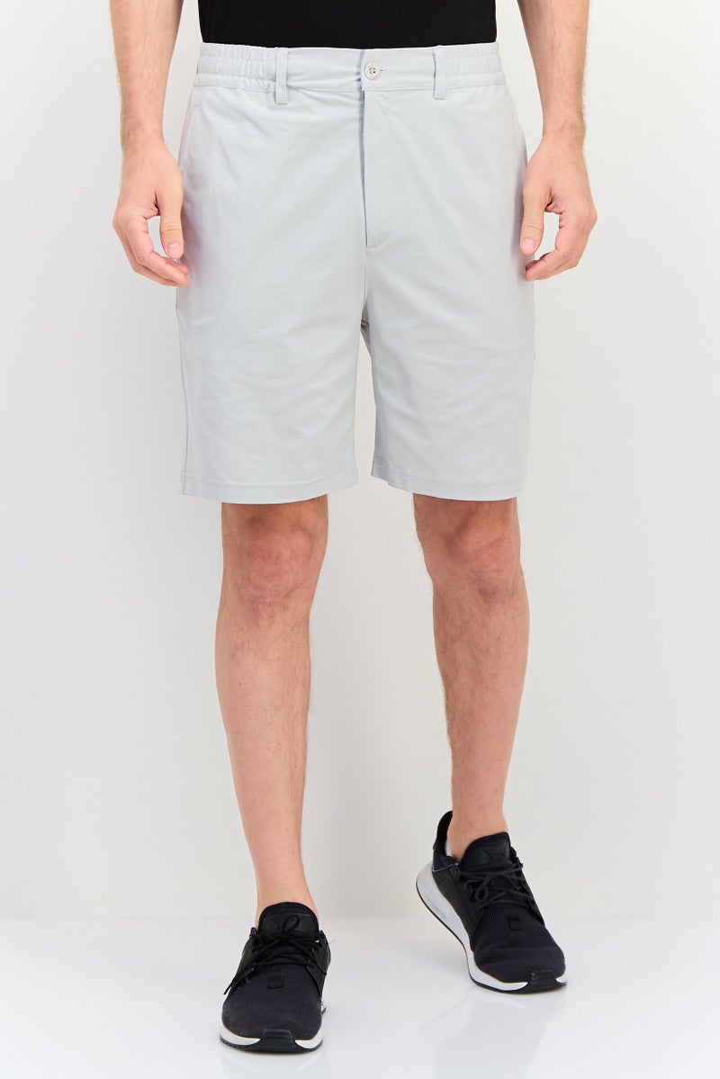 RBX Men Sportswear Fit Outdoor Shorts, Light Grey - Image 1