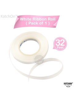 KATCHON Pink and White Paper Confetti Party Balloons Pack of 30 Light Pink White Confetti Latex Balloon Decorations  - Image 3