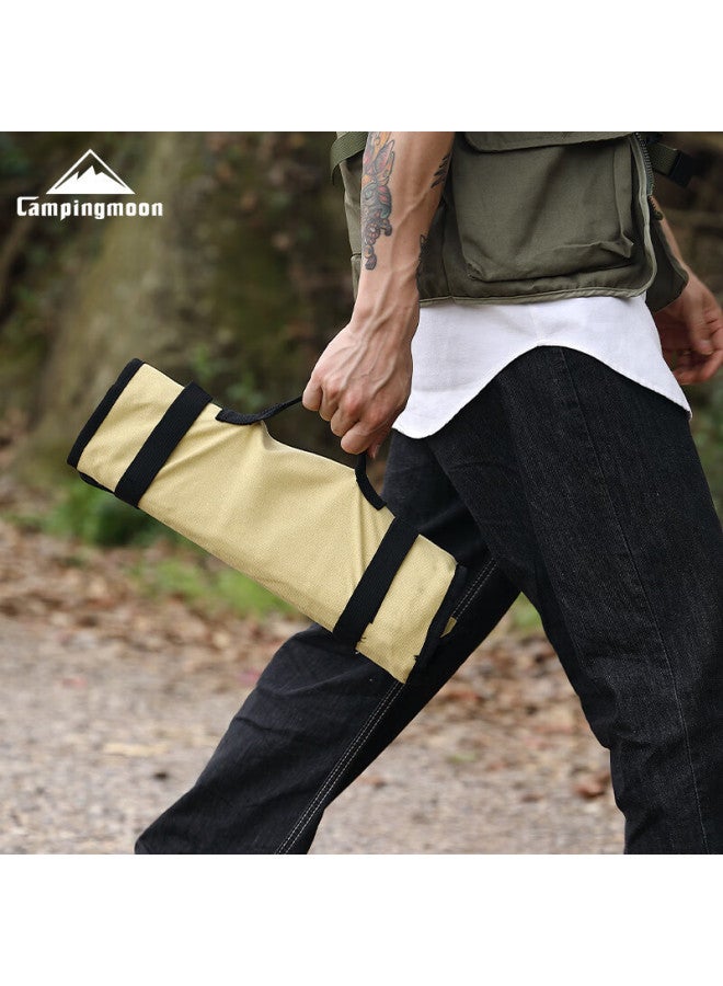 Campingmoon Campingmoon Ground Stake Bag For Tent And Tarp, Thickened Canvas Portable Camping Storage Bag, B-126 Small Ground Stake Bag - Image 2