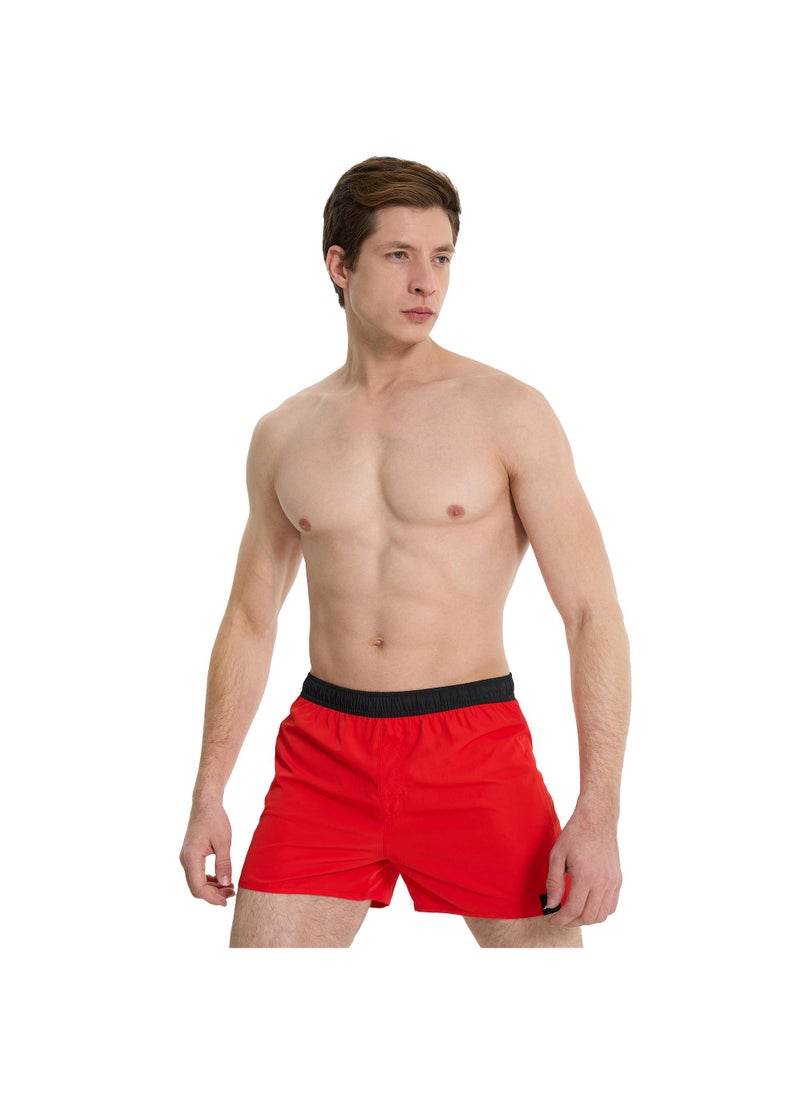 Joss Men’s Swimming Shorts - Joss Scarlet, Quick-Drying Swim Trunks with Adjustable Waist & Practical Pocket for Water Sports  - Image 1