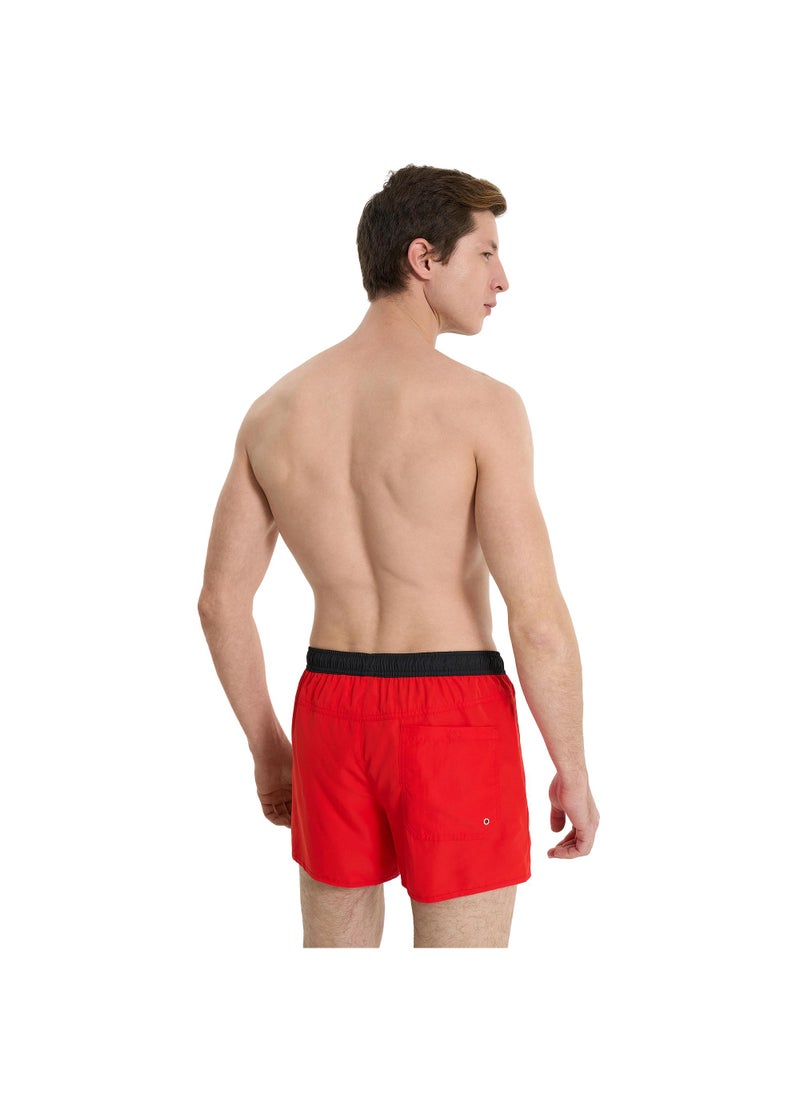 Joss Men’s Swimming Shorts - Joss Scarlet, Quick-Drying Swim Trunks with Adjustable Waist & Practical Pocket for Water Sports  - Image 2