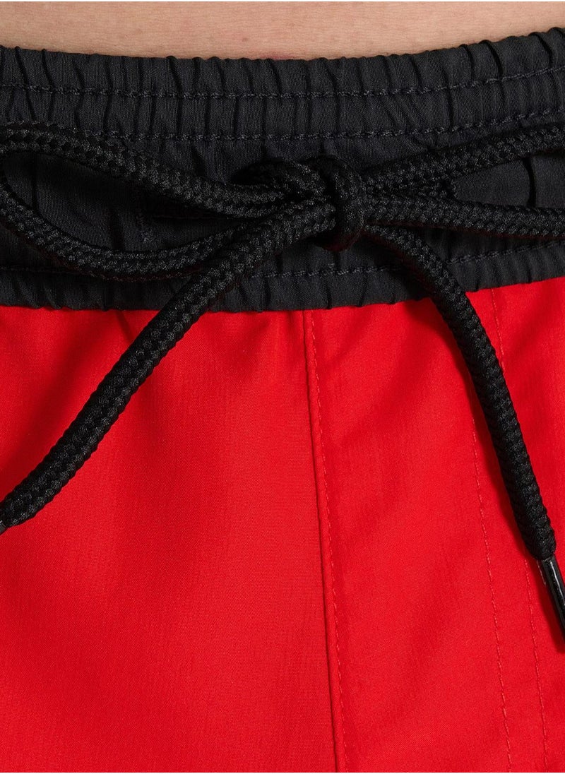 Joss Men’s Swimming Shorts - Joss Scarlet, Quick-Drying Swim Trunks with Adjustable Waist & Practical Pocket for Water Sports  - Image 4