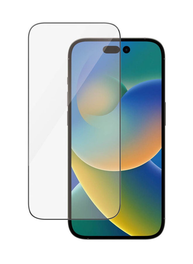 PanzerGlass Screen Protector for iPhone 14 Pro - Clear and Wide - Image 1