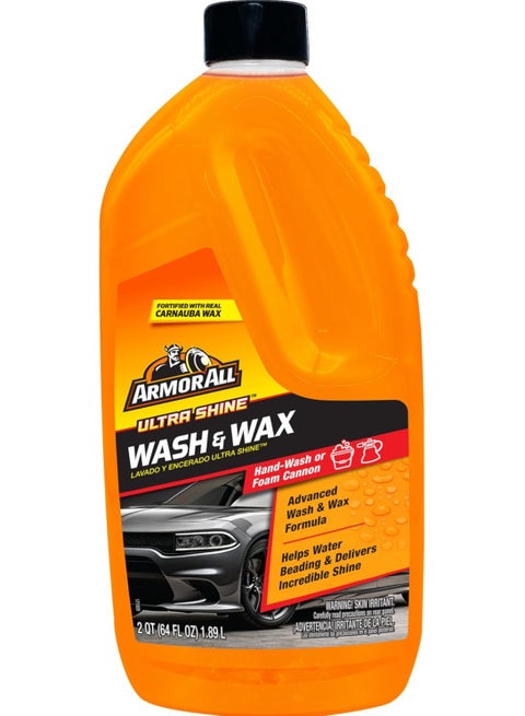 Ultra Wash And Wax, Car Wash Wax, 64 Oz, 1 Piece