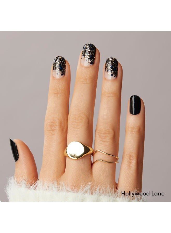 DASHING DIVA Gloss Nail Strips Bundle - The Black Cheetah Collection- Cheetahlicious & Hollywood Lane - UV Free, Chip Resistant, Long Lasting Gel Stickers - Contains 2 Sets - Image 3