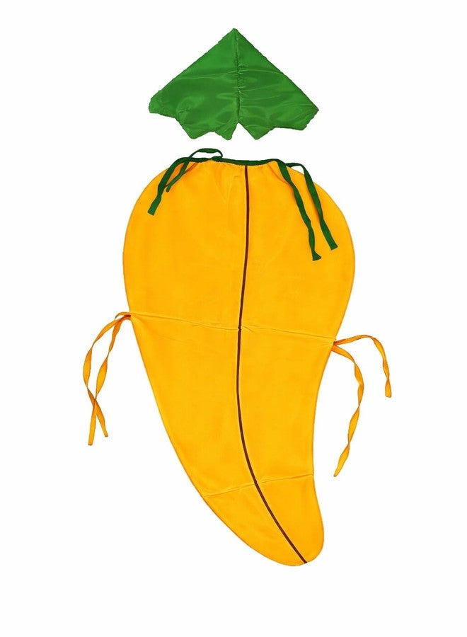 EthnicAlive Cotton Smiley Fruit and Vegetable Cosplay Costume Outfit For Kids Girls, Boys Party's | Halloween Fruits Dress (Yellow2, 3 Year To 4 Year) - Image 2