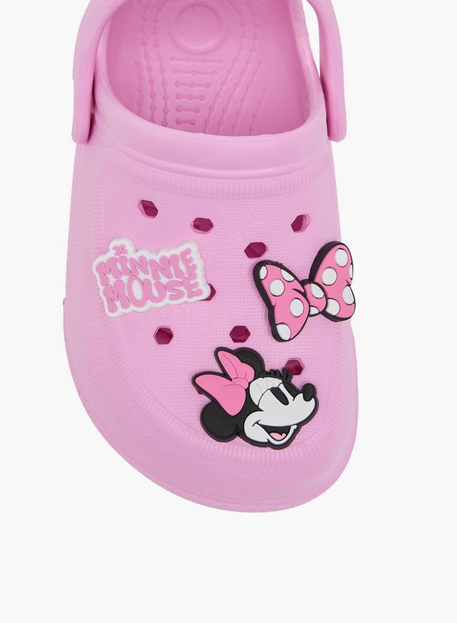 Disney Girls Minnie Mouse Applique Clogs - Image 4