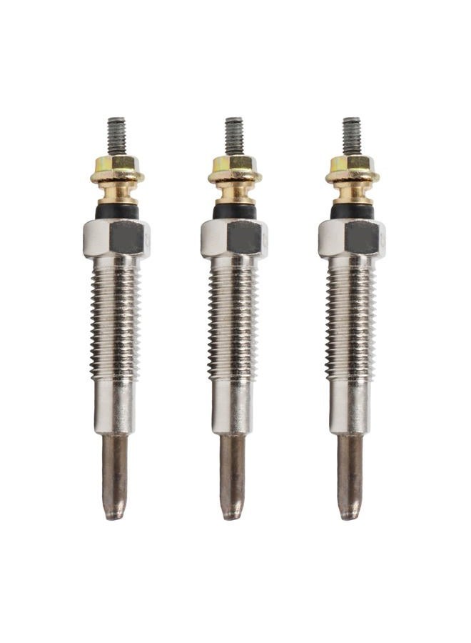PANGOLIN 3LB1 Glow Plug 8-97106549-4 Plug Glow 3PCS for Isuzu 3LB1 3LD1 4LB1 4LE1 Engine Hitachi Daewoo Aftermarket Parts, 3 Month Warranty - Image 1