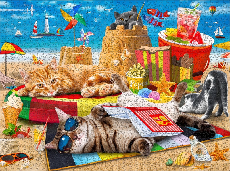 Beira 1000 Pieces Of Paper Puzzle Adult Landscape Oil Painting Toy Puzzle Supply - Image 1