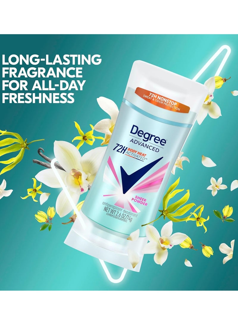 Degree Stick Deodorant & Antiperspirant Sheer Powder For Women - 74 gm - Image 2