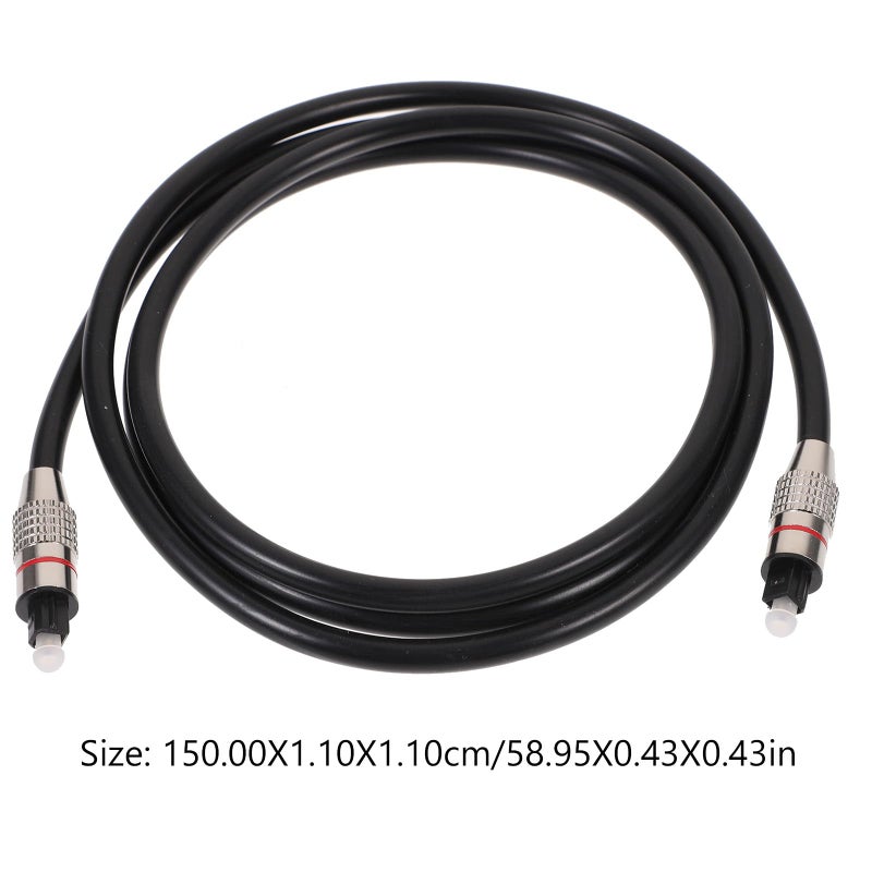 Optical Audio Cable 1.5m Digital Fiber Optic Male to Male Cord for TV Soundbar - Image 3