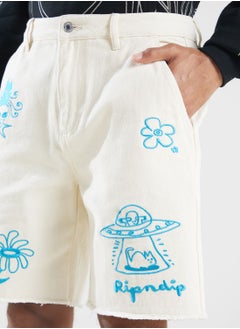 RIP N DIP Blonded Denim Shorts  - Image 4