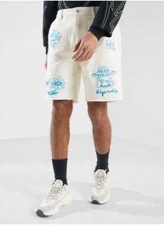 RIP N DIP Blonded Denim Shorts  - Image 1