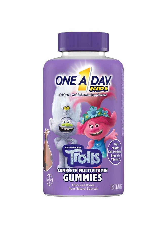 One A Day Kids Trolls Multivitamin Gummy, Kids Vitamins with Vitamins A, B6, B12, C, D, E, Zinc, Folic Acid and Biotin (Packaging May Vary), Trolls, 180 Count - pzsku/Z34849733517FDE9A54C5Z/45/_/1739882985/966ebfc4-6598-466e-a5b4-21ff8e43c7d4