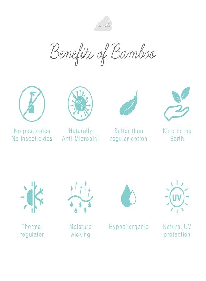 Masilo Bamboo Muslin Modern Newborn Baby Blanket, Pack of 1 Unisex -Tropical Green - Image 5