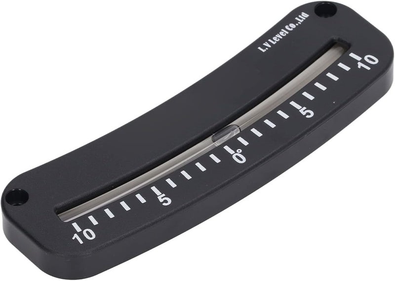 Angle Clinometer, Tube Clinometer, 10 to 0 to 10 Scale Mini Tube Clinometer,Accurate Horizontal Angle Testing, Fixing Hole for Multiple Applications - Image 1