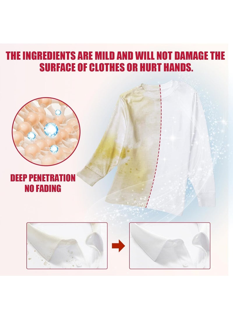 Portable Wet Wipes for Clothes Cleaning – Instant Laundry Stain Remover Wipes for Fabric, No-Water Emergency Cleaning Solution, Travel Size Pack of 20 - Image 2