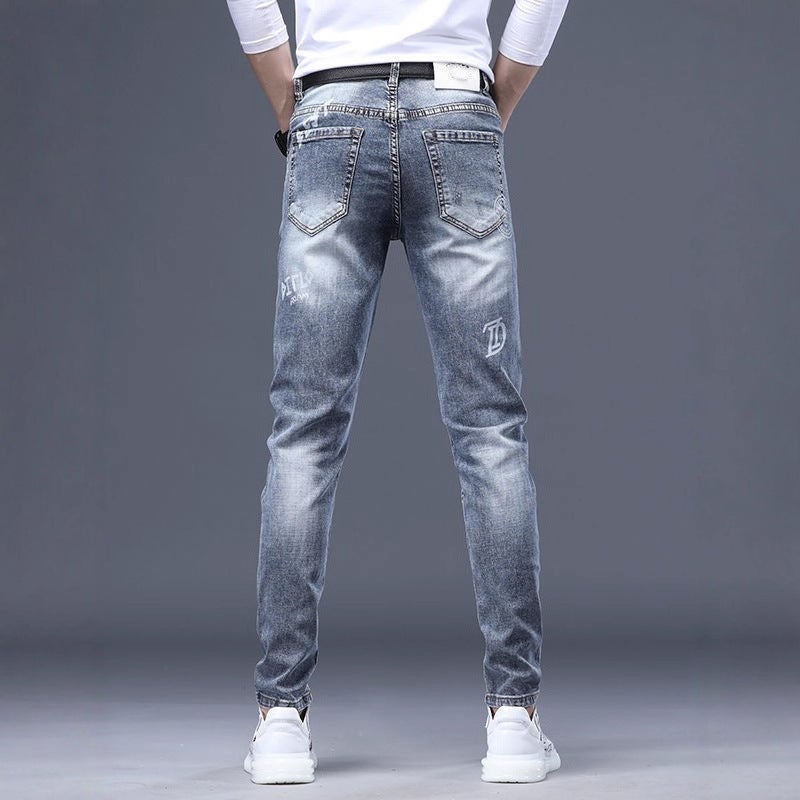 Unisex Casual Daily Denim Jeans - Image 5