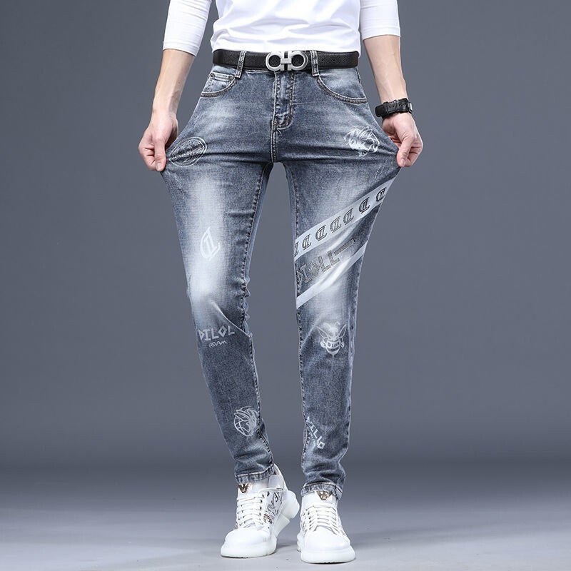 Unisex Casual Daily Denim Jeans - Image 1