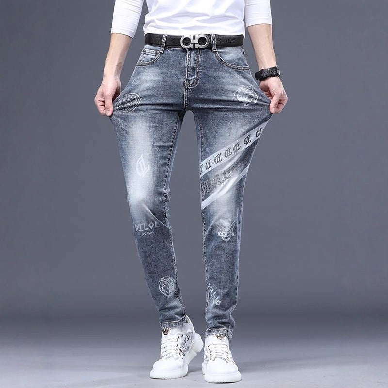 Unisex Casual Daily Denim Jeans - Image 4