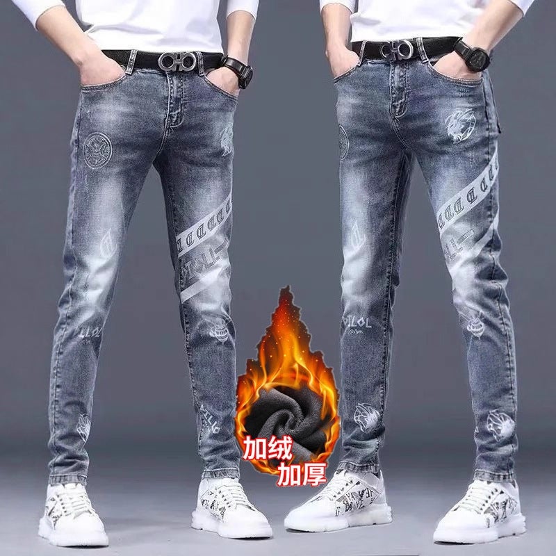 Unisex Casual Daily Denim Jeans - Image 3