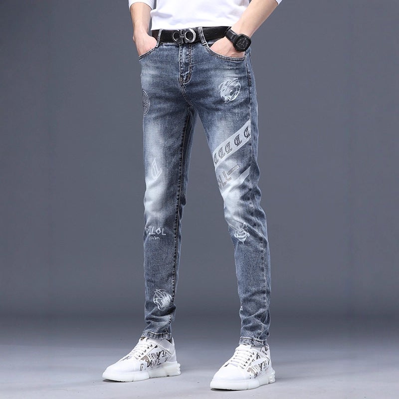 Unisex Casual Daily Denim Jeans - Image 2