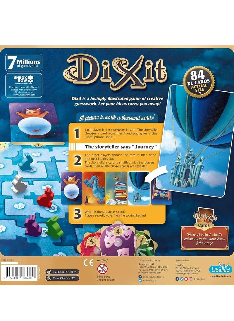 JAKTK Dixit Board Game - Award-winning imagination and creativity game! Fun family storytelling game for kids and adults, 3-8 players, 30 minute play time  - Image 2