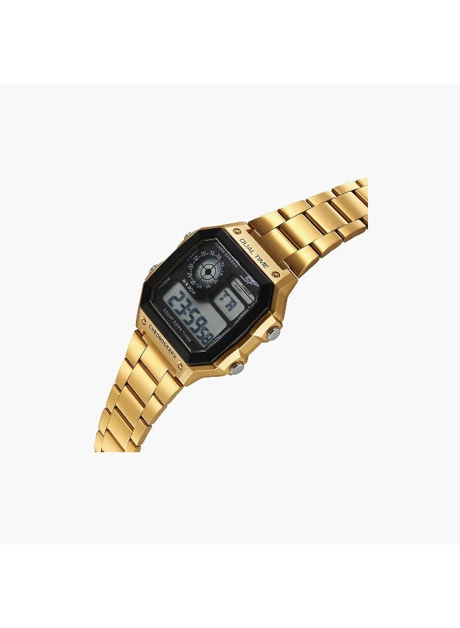 Sonata Gold Digital Stainless Steel Watch for Men - Image 3