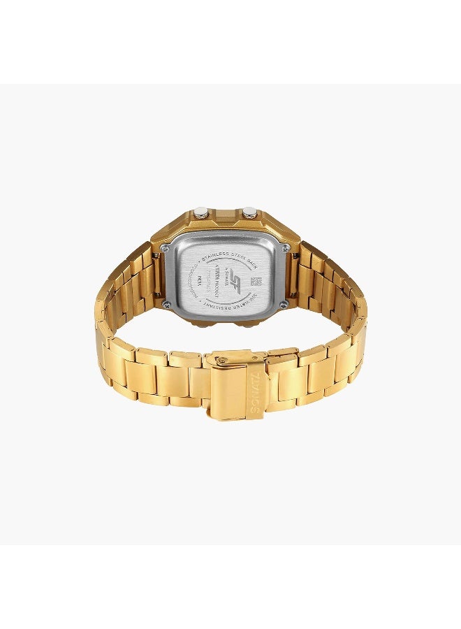 Sonata Gold Digital Stainless Steel Watch for Men - Image 4