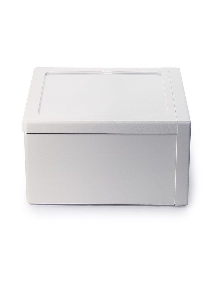 INABOX Polypropylene Single Stackable Drawer, Clear, Transparent PP Storage Organizer, No Lid, Durable u0026 Space Saving for Home Organization - Image 5