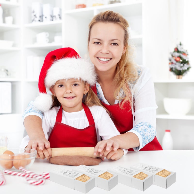 10pcs Macaron Packing Box Desserts Cookies Bakery Packing Boxes with Clear Window - Image 5