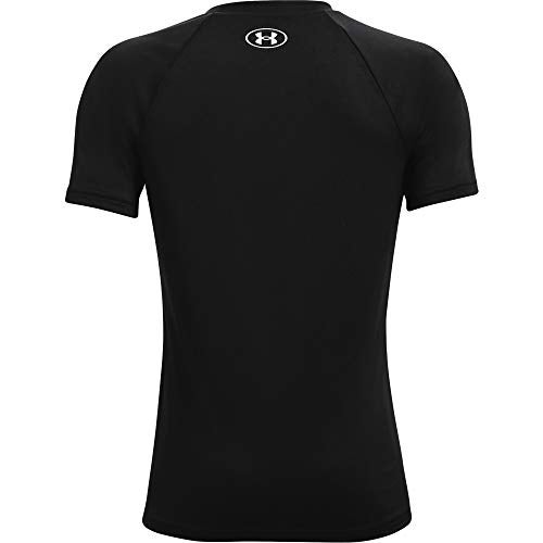 Under Armour Boys Tech Big Logo Short Sleeve T-Shirt , Black (001)/White , Medium - Image 5