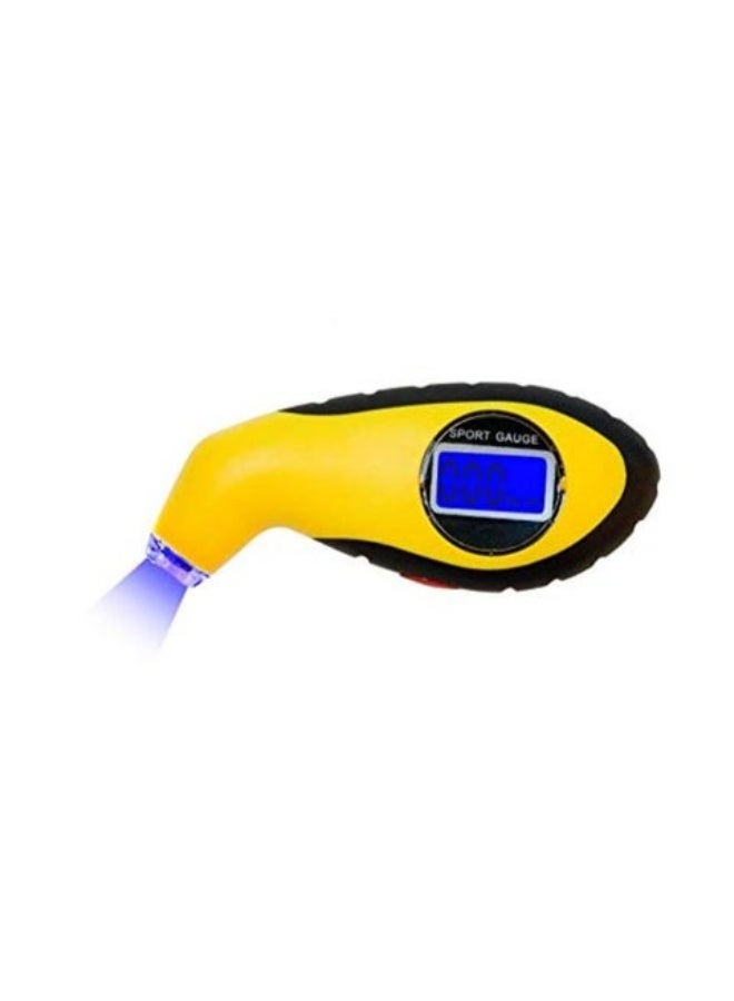 لوكشري عداد قياس ضغط هواء إطار السيارة الرقمي المزود بشاشة LCD - Image 1