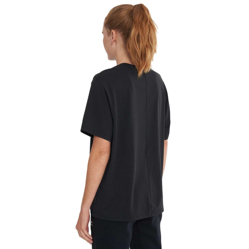 Athlex Women’s Oversized T-Shirt – Loose Fit, Breathable & Soft Casual Tee for All-Day Comfort at Work, Travel, or Leisure (UAE/KSA, Alpha, S, Regular, Regular, Standard, Blue 2 pcs & Black 2 pcs) - Image 4
