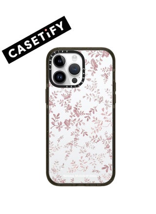 Delicate Pink Florals on Ivory