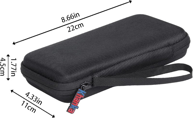 Khanka حافظة تخزين لآلة حاسبة Texas Instruments TI - 84 Python/TI-83 Plus/TI-84 Plus/TI-84 Plus CE، حافظة فقط (أسود) - Image 4