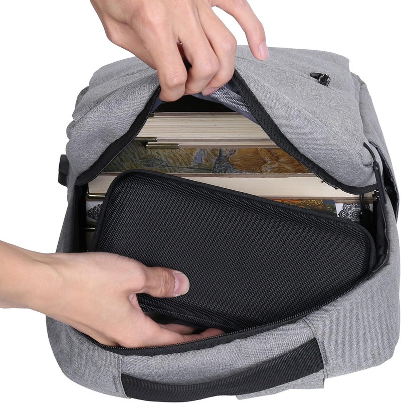 Khanka حافظة تخزين لآلة حاسبة Texas Instruments TI - 84 Python/TI-83 Plus/TI-84 Plus/TI-84 Plus CE، حافظة فقط (أسود) - Image 2