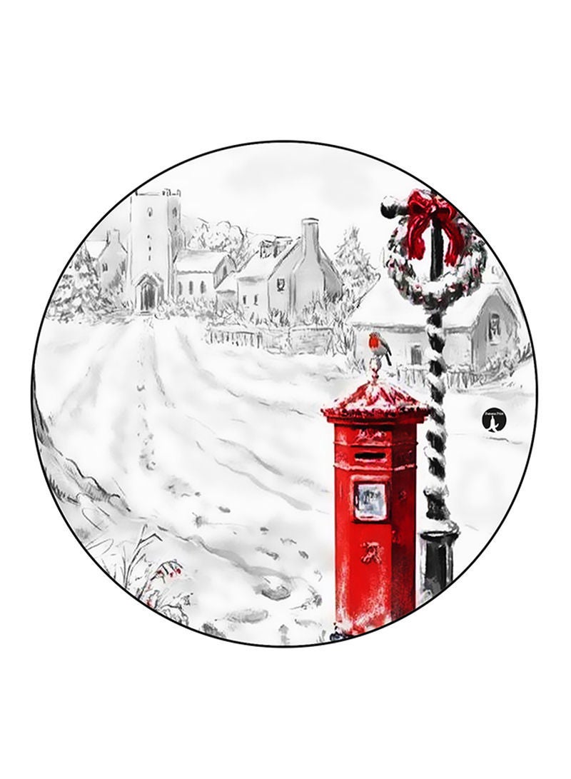 RKN Vintage Art Printed Large Pin Multicolour - Image 2