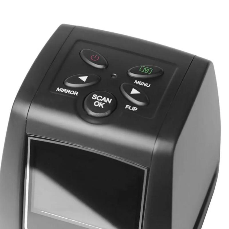 Film Scanner: 2.4-Inch Full-Color LCD Screen - Portable Durable ABS Material Digital Scanner for 35mm 135mm Film Slide Memory Preservation On-The-Go Use - Image 5