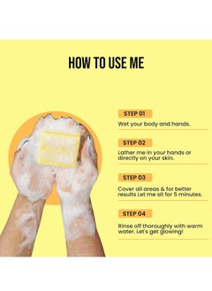 GHAR SOAP GHAR SOAPS Kojic Acid 2 % Soap with Niacinamide | For Pigmentation, Sun damage, Brightening Underarm & Reduces Dark Spot | Soap for Men & Women | Suitable for All Skin Types  | (Pack of 3) (100 g x 3)  - Image 3