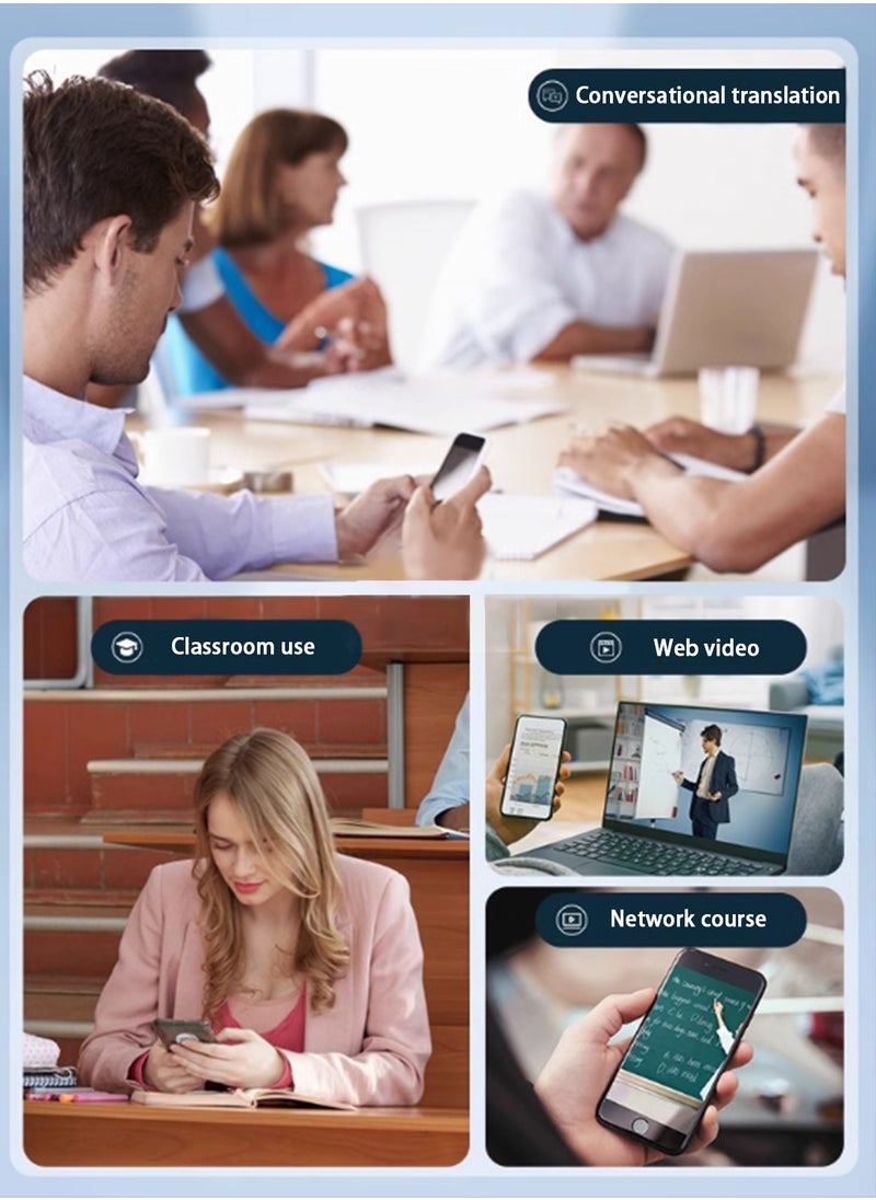 Eight-in-One X9 Translator Voice and Video Call Translation App with Simultaneous Interpretation